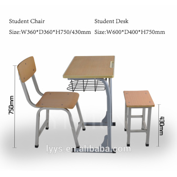 bureau d&#39;étudiant en gros et ensembles de chaise d&#39;école